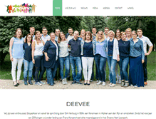 Tablet Screenshot of deevee.nl